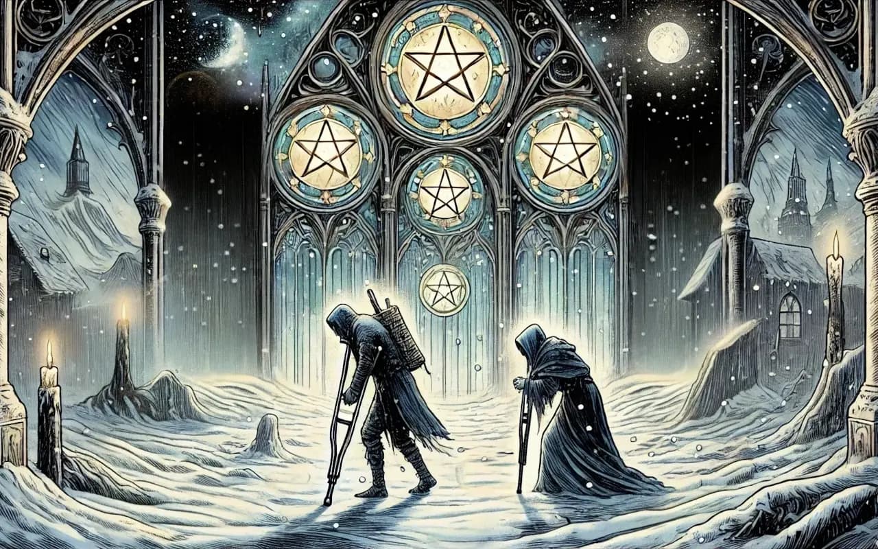 What's the Five of Pentacles Meaning in Tarot